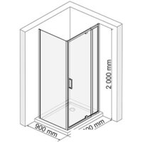 Душевой уголок Wasserkraft Berkel 48P03 - Превью изображения №3 — Интернет-магазин samo.by