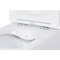 Унитаз подвесной Roxen Cube Bidet One Rimless 6 в 1 StounFix Dual Fresh 583046 (кнопка: черный матовый) - Превью изображения №6 — Интернет-магазин samo.by