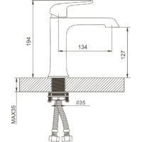 Смеситель Gappo G1050-8 - Превью изображения №2 — Интернет-магазин samo.by