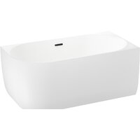 Ванна Wellsee Belle Spa 150x75 235702003 (пристенная ванна (правая) белый глянец, экран, каркас, сифон-автомат матовый черный) - Превью изображения №2 — Интернет-магазин samo.by
