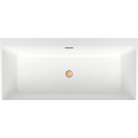 Ванна Wellsee Graceful Pro 168x80 230903004 (отдельностоящая ванна белый глянец, экран, ножки, сифон-автомат золото) - Превью изображения №4 — Интернет-магазин samo.by