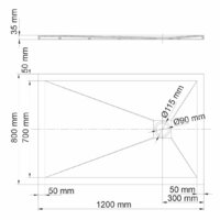 Душевой поддон Wasserkraft Dill 61T06 - Превью изображения №2 — Интернет-магазин samo.by