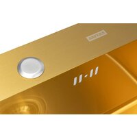 Кухонная мойка ARFEKA ECO AR 450*450 GOLD PVD NANO - Превью изображения №3 — Интернет-магазин samo.by