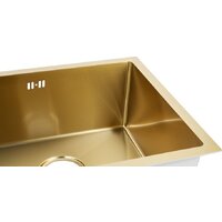 Кухонная мойка ARFEKA ECO AR 450*450 GOLD PVD NANO - Превью изображения №4 — Интернет-магазин samo.by