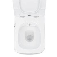 Унитаз подвесной Roxen Cube Bidet One Rimless 6 в 1 StounFix Dual Fresh 596716 (кнопка: хром) - Превью изображения №10 — Интернет-магазин samo.by