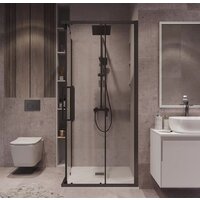 Душевой уголок Grossman Cosmo 80x80x195 300.K33.02.8080.42.00 (графит сатин/прозрачное стекло) - Превью изображения №9 — Интернет-магазин samo.by