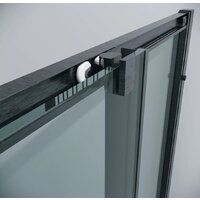 Душевой уголок Grossman Cosmo 80x80x195 300.K33.02.8080.42.00 (графит сатин/прозрачное стекло) - Превью изображения №5 — Интернет-магазин samo.by