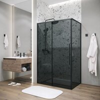 Душевой уголок Grossman Galaxy 100x90x195 120.K33.01.1090.21.10 (черный матовый/тонированное стекло) - Превью изображения №6 — Интернет-магазин samo.by