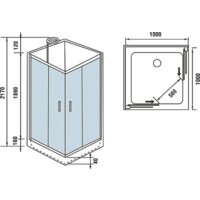 Душевая кабина WeltWasser WW500 Laine 1001 - Превью изображения №8 — Интернет-магазин samo.by