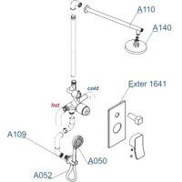 Душевая система  Wasserkraft A16040 - Превью изображения №6 — Интернет-магазин samo.by