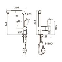 Смеситель Omoikiri Tanigawa-SB-BN 4994457 - Превью изображения №2 — Интернет-магазин samo.by