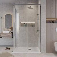 Душевой уголок Grossman Galaxy 120x80x195 300.K33.01.1280.10.00 (хром/прозрачное стекло) - Превью изображения №5 — Интернет-магазин samo.by