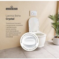 Унитаз подвесной Lavinia Boho Bell Pro Rimless 21010001 (чаша, пневмокрышка, шум-я) - Превью изображения №11 — Интернет-магазин samo.by