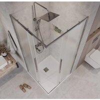 Душевой уголок Grossman Galaxy 100x100x195 300.K33.01.1010.10.02 (хром/шиншилла стекло) - Превью изображения №18 — Интернет-магазин samo.by