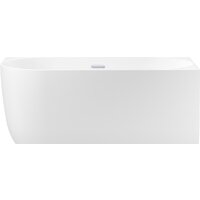 Wellsee Belle Spa 150x75 235702001 (пристенная ванна (правая) белый глянец, экран, каркас, сифон-автомат хром)