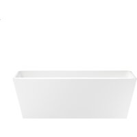 Ванна Wellsee Graceful Pro 168x80 230903002 (отдельностоящая ванна белый глянец, экран, ножки, сифон-автомат глянцевый белый) - Превью изображения №3 — Интернет-магазин samo.by