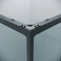 Душевой уголок Grossman Galaxy 120x80x195 300.K33.01.1280.21.00 (черный матовый/прозрачное стекло) - Превью изображения №4 — Интернет-магазин samo.by