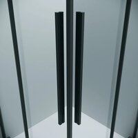 Душевой уголок Grossman Galaxy 120x80x195 300.K33.01.1280.21.00 (черный матовый/прозрачное стекло) - Превью изображения №6 — Интернет-магазин samo.by