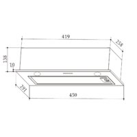 Кухонная вытяжка Weissgauff BOX 452 White - Превью изображения №6 — Интернет-магазин samo.by