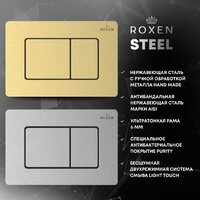 Инсталляция для унитаза Roxen StounFix Dual Fresh 968406 (c аромадозатором) с кнопкой (сатин) - Превью изображения №8 — Интернет-магазин samo.by