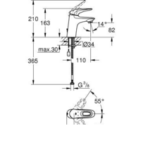 Смеситель Grohe Eurostyle [33557003] - Превью изображения №2 — Интернет-магазин samo.by