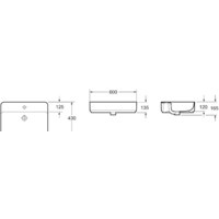 Умывальник Lavinia Boho Bathroom Sink Slim 33311008 - Превью изображения №4 — Интернет-магазин samo.by