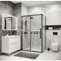Душевой уголок Grossman Cosmo 130x80x195 120.K33.02.1380.42.00 (графит сатин/прозрачное стекло) - Превью изображения №7 — Интернет-магазин samo.by