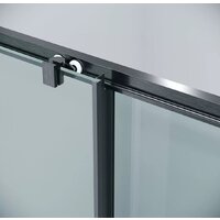 Душевой уголок Grossman Cosmo 130x80x195 120.K33.02.1380.42.00 (графит сатин/прозрачное стекло) - Превью изображения №3 — Интернет-магазин samo.by