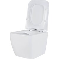 Унитаз подвесной Roxen Cube в комплекте с инсталляцией StounFix Dual Fresh 6 в 1 966212 (кнопка: бежевый) - Превью изображения №5 — Интернет-магазин samo.by