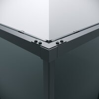 Душевой уголок Grossman Galaxy 120x80x195 300.K33.01.1280.21.10 (черный матовый/тонированное стекло) - Превью изображения №4 — Интернет-магазин samo.by