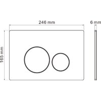 Унитаз подвесной Roxen Cube Bidet One Rimless 6 в 1 StounFix Dual Fresh 632852 (оружейная сталь/металл) - Превью изображения №23 — Интернет-магазин samo.by