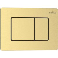 Инсталляция для унитаза Roxen StounFix Dual Fresh 968409 (c аромадозатором) с кнопкой (брашированное золото) - Превью изображения №7 — Интернет-магазин samo.by
