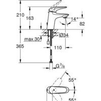 Смеситель Grohe Eurostyle [23713003] - Превью изображения №2 — Интернет-магазин samo.by