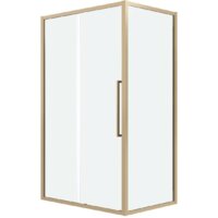 Grossman Cosmo 130x80x195 120.K33.02.1380.32.00 (золото сатин/прозрачное стекло)