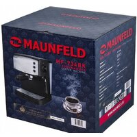 Рожковая кофеварка MAUNFELD MF-734BK - Превью изображения №10 — Интернет-магазин samo.by
