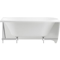 Ванна Wellsee Belle Spa 150x75 235701003 (пристенная ванна (левая) белый глянец, экран, каркас, сифон-автомат матовый черный) - Превью изображения №3 — Интернет-магазин samo.by