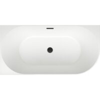 Ванна Wellsee Belle Spa 150x75 235701003 (пристенная ванна (левая) белый глянец, экран, каркас, сифон-автомат матовый черный) - Превью изображения №4 — Интернет-магазин samo.by