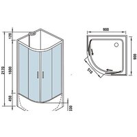 Душевая кабина WeltWasser WW500 Halle 901 - Превью изображения №10 — Интернет-магазин samo.by