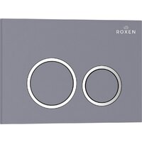 Унитаз подвесной Roxen Cube в комплекте с инсталляцией StounFix Dual Fresh 6 в 1 966075 (кнопка: серый бетон) - Превью изображения №12 — Интернет-магазин samo.by