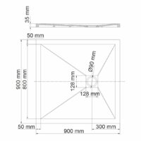Душевой поддон Wasserkraft Aller 10T03 - Превью изображения №2 — Интернет-магазин samo.by