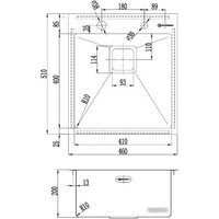 Кухонная мойка Omoikiri Akisame 46-LG - Превью изображения №2 — Интернет-магазин samo.by