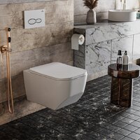Унитаз подвесной Roxen Boro в комплекте с инсталляцией StounFix Dual Fresh 6 в 1 966786 (кнопка: серый гранит) - Превью изображения №13 — Интернет-магазин samo.by