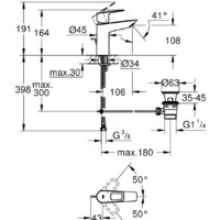 Смеситель Grohe Bauloop 23762001 - Превью изображения №5 — Интернет-магазин samo.by