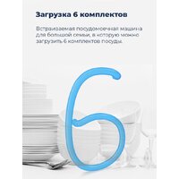 Встраиваемая посудомоечная машина MAUNFELD MLP 06IM - Превью изображения №22 — Интернет-магазин samo.by