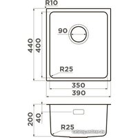 Кухонная мойка Omoikiri Tadzava 39-U/I-LG 4993262 (светлое золото) - Превью изображения №5 — Интернет-магазин samo.by