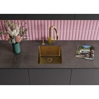 Кухонная мойка Omoikiri Tadzava 39-U/I-LG 4993262 (светлое золото) - Превью изображения №3 — Интернет-магазин samo.by