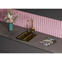 Кухонная мойка Omoikiri Tadzava 39-U/I-LG 4993262 (светлое золото) - Превью изображения №4 — Интернет-магазин samo.by
