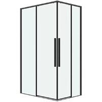 Grossman Galaxy 120x80x195 300.K33.01.1280.42.00 (графит сатин/прозрачное стекло)