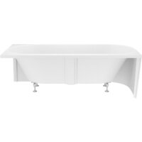 Ванна Wellsee Collaro 170x80 28910502R (пристенная ванна (правая) белый глянец, экран, ножки, сифон-автомат глянцевый белый) - Превью изображения №3 — Интернет-магазин samo.by
