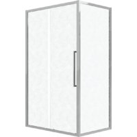 Grossman Cosmo 130x80x195 120.K33.02.1380.10.02 (хром/шиншилла стекло)
